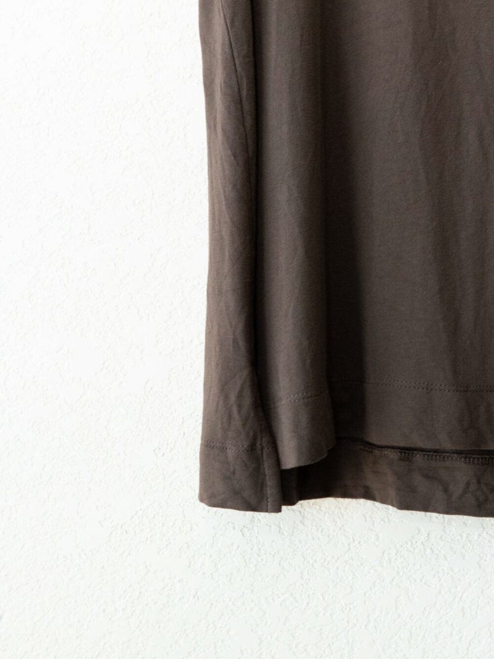 J Jill Wearever Tank Top S Dark Brown Scoop Neck Relaxed Draped Stretch Basic - Picture 7 of 14